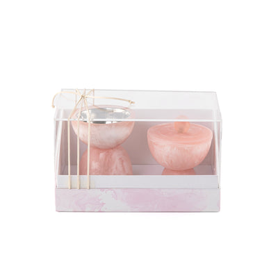 Set of resin mabkhar with aclyric gift box