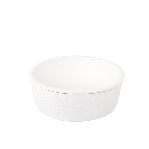 White Circular Ceramic Bowl