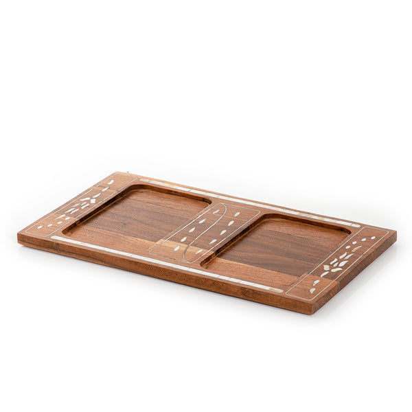 صينية مستطيلة خشب 