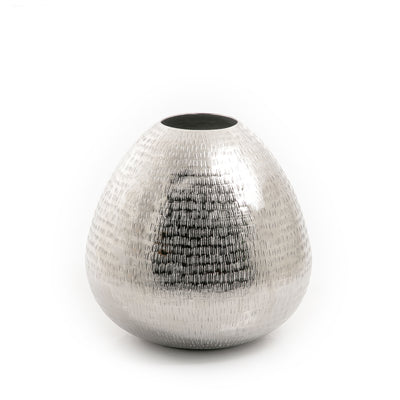 Silver Metal Vase