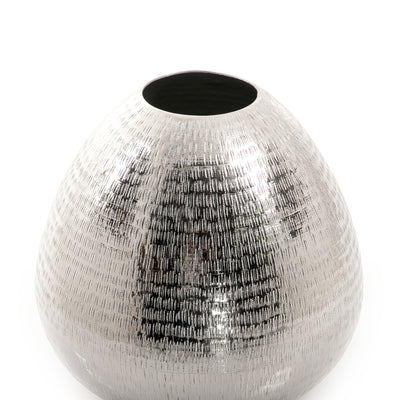 Silver Metal Vase