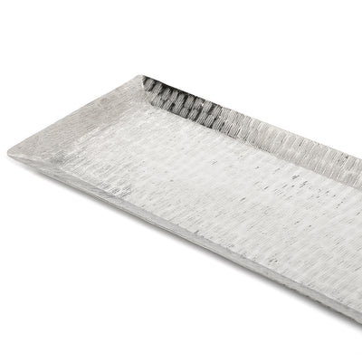 صينية تقديم معدن - فضي 