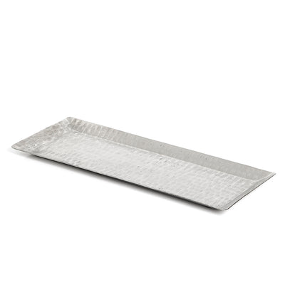 صينية تقديم معدن - فضي 