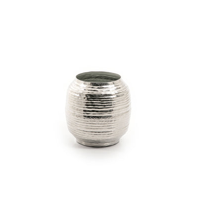 Silver Metal Vase