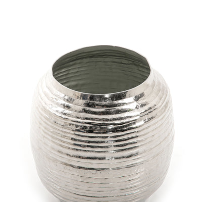 Silver Metal Vase
