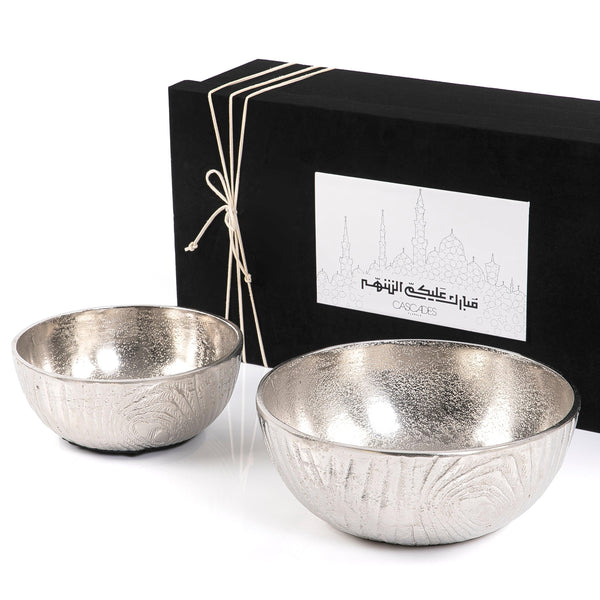 Set of 2 metal bowls - CASCADES