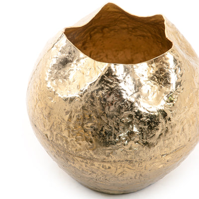 Gold Metal Vase