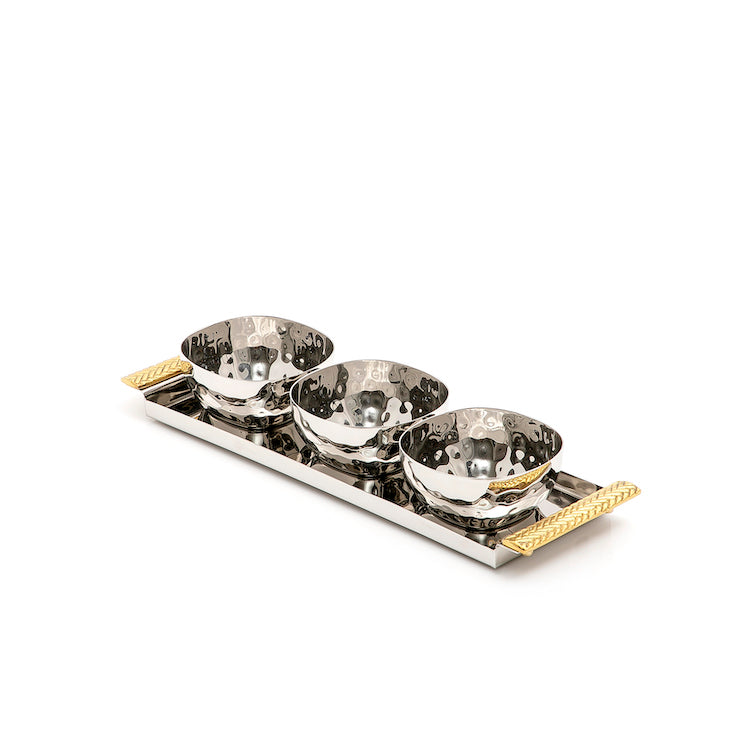 Bowl Set (3 Pieces Bowl - Tray)