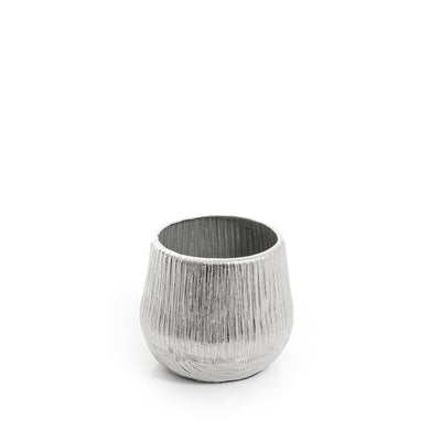 Silver Metal Vase