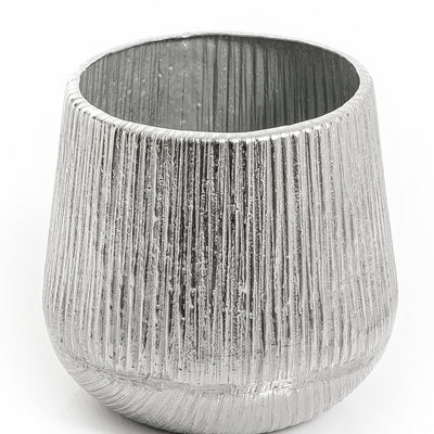Silver Metal Vase