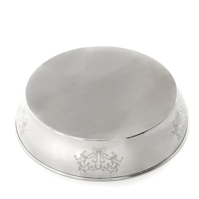Silver round Metal cake stand