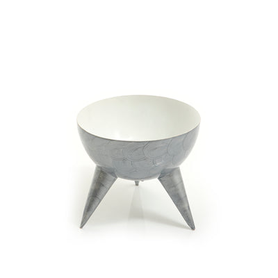 Metal Serving Bowl With Legs