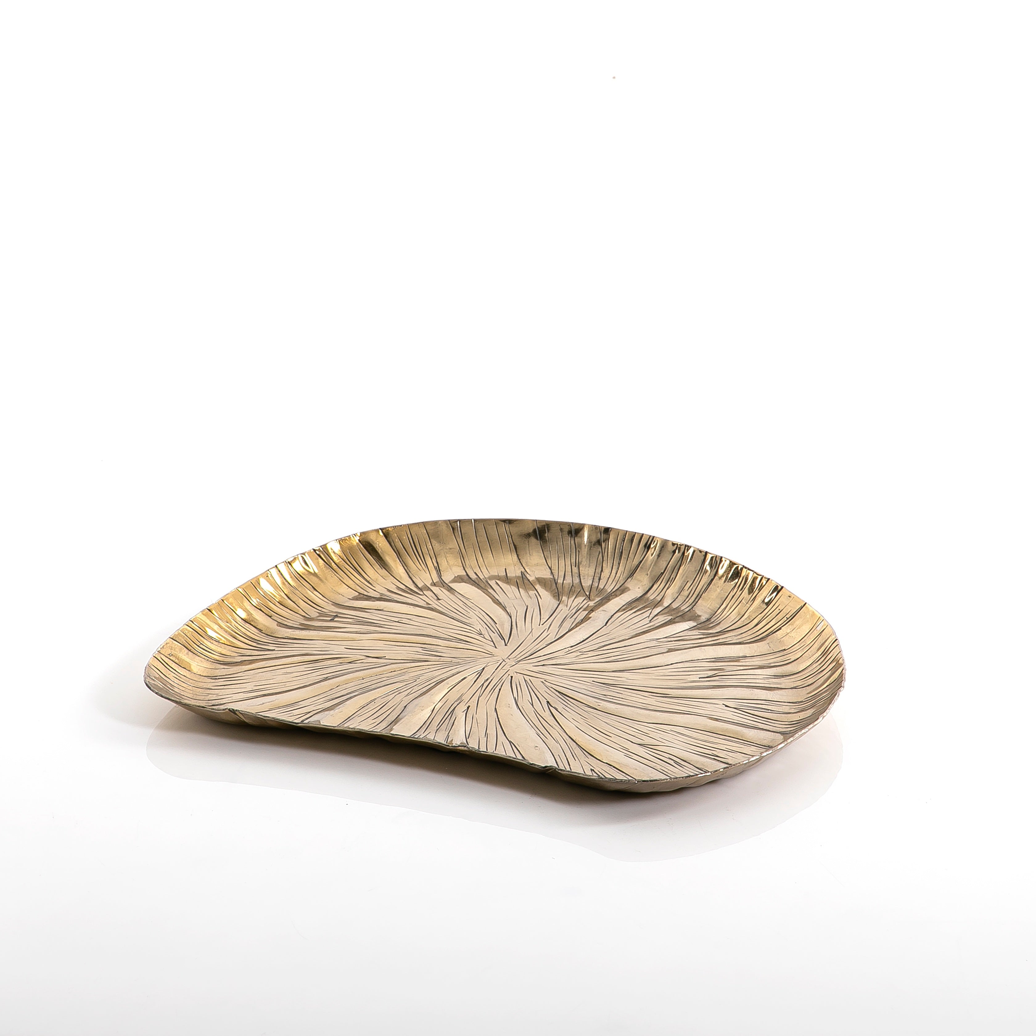 Golden anthropomorphic metal plate