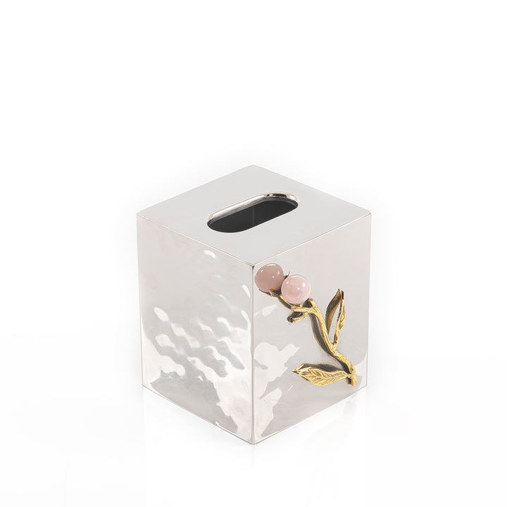 Metal tissue box