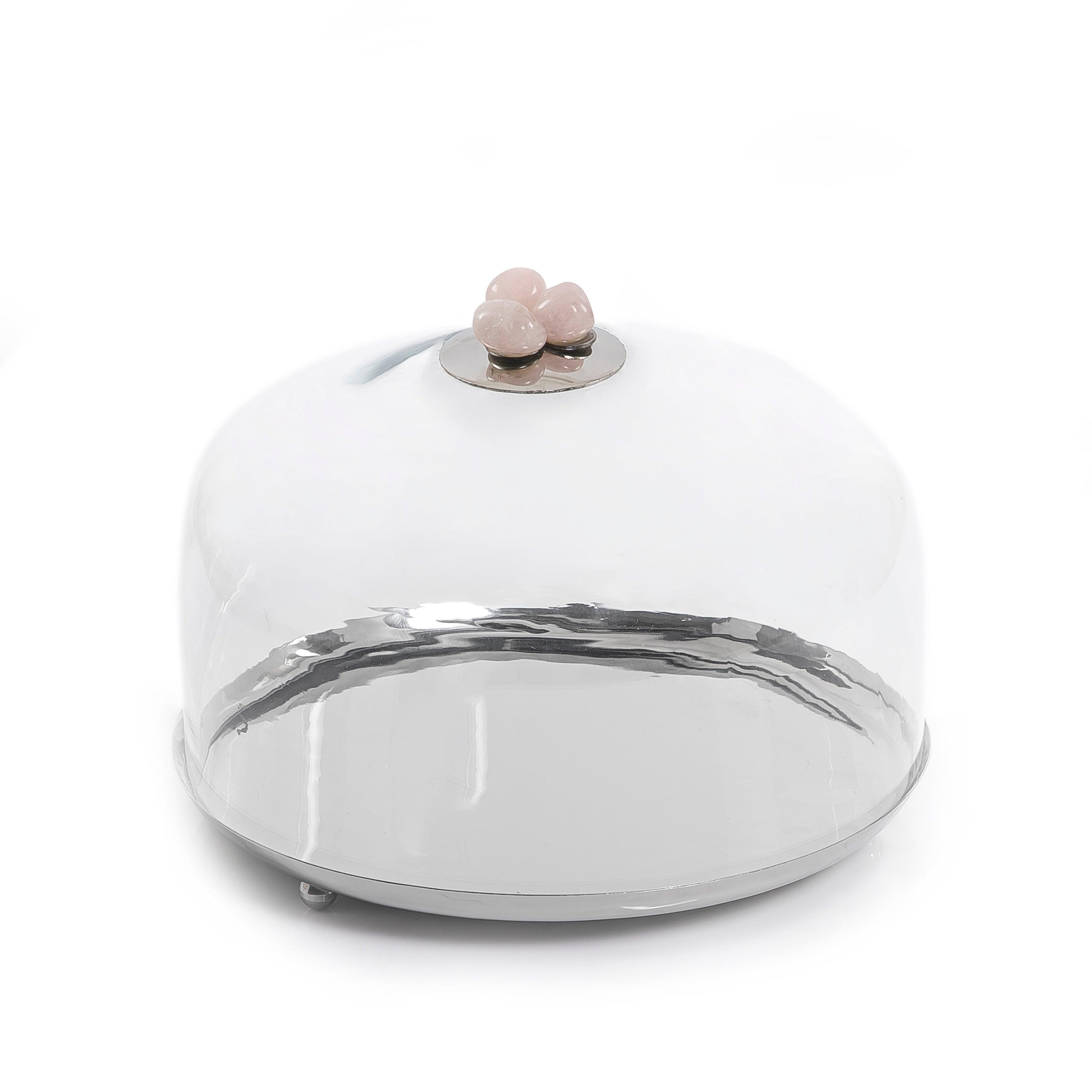 Metal plate with glass cover - CASCADES