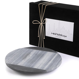 Marble plate with gift box - CASCADES