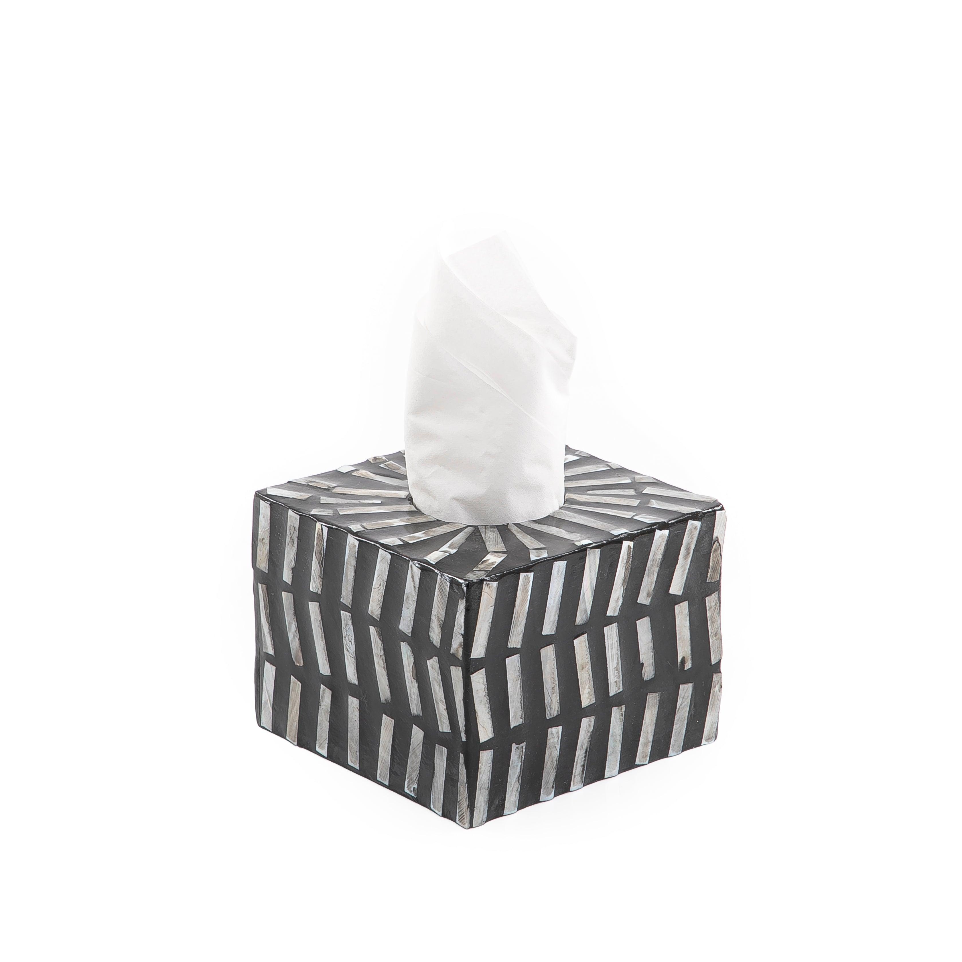 Mother of pearl tissue box - CASCADES