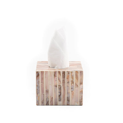 Mother of pearl tissue box