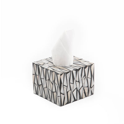Mother of pearl tissue box