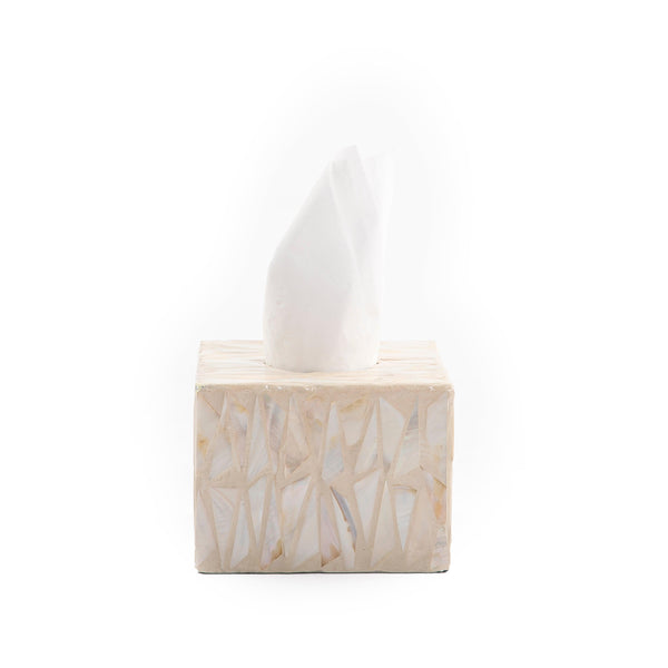 Mother of pearl tissue box - CASCADES