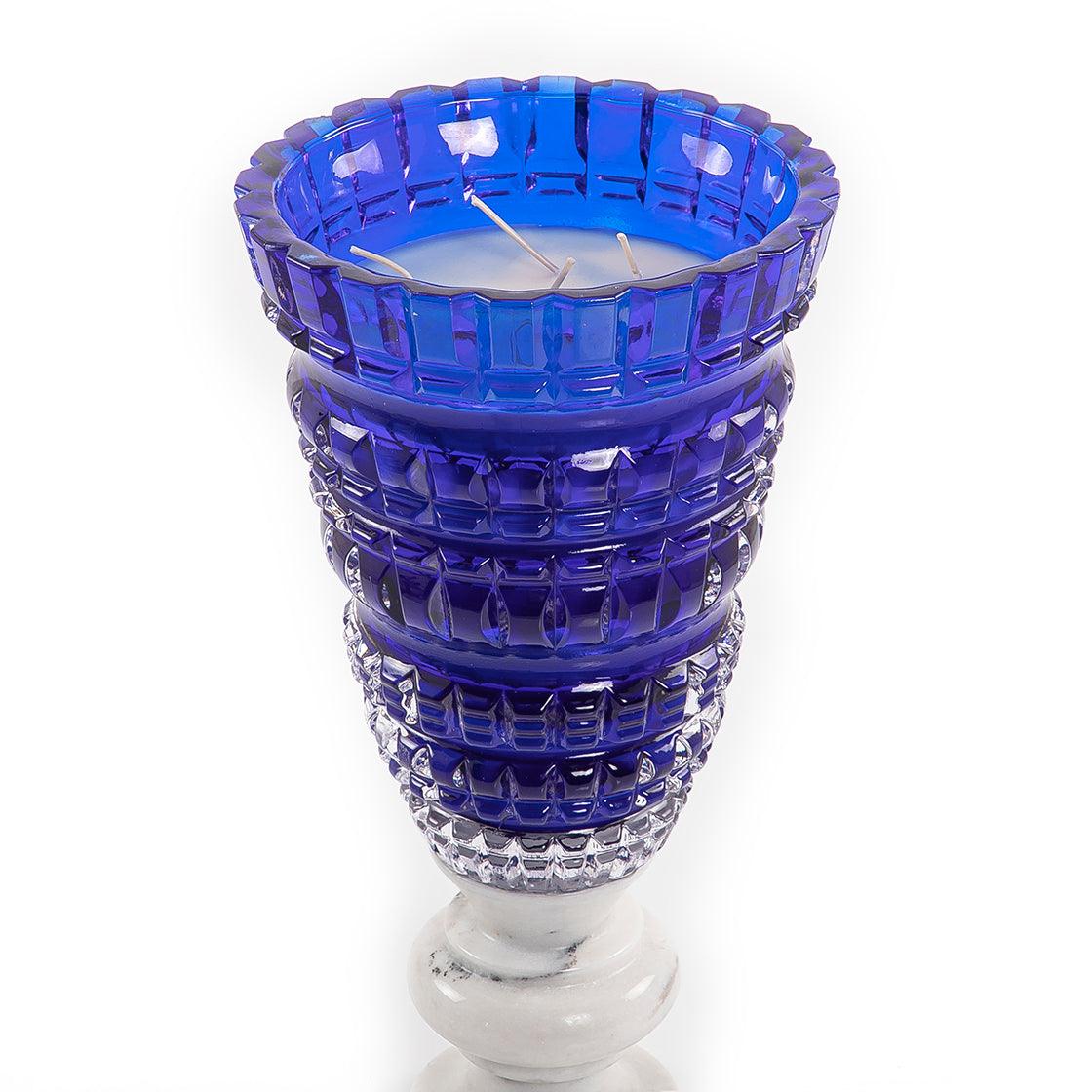 Blue Scented Candle - CASCADES