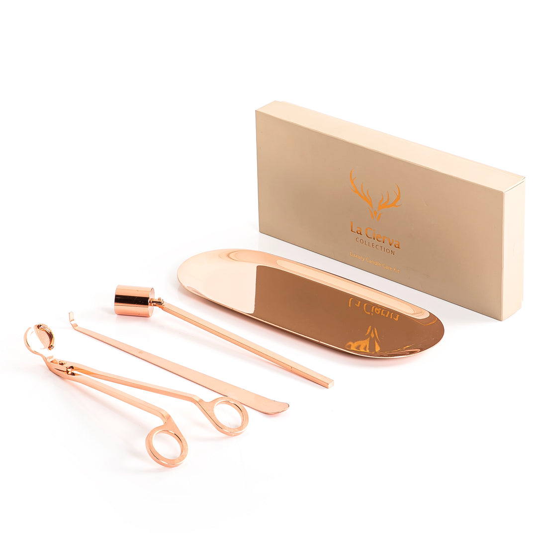 Rose Gold Candle Tools