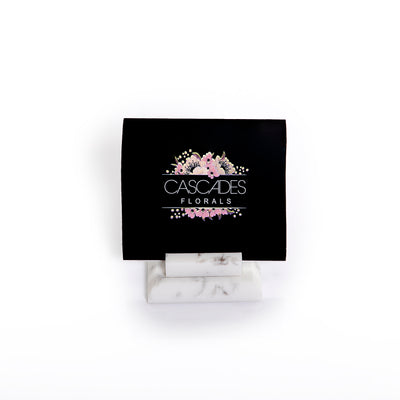 Marble cards stands shape No. 7