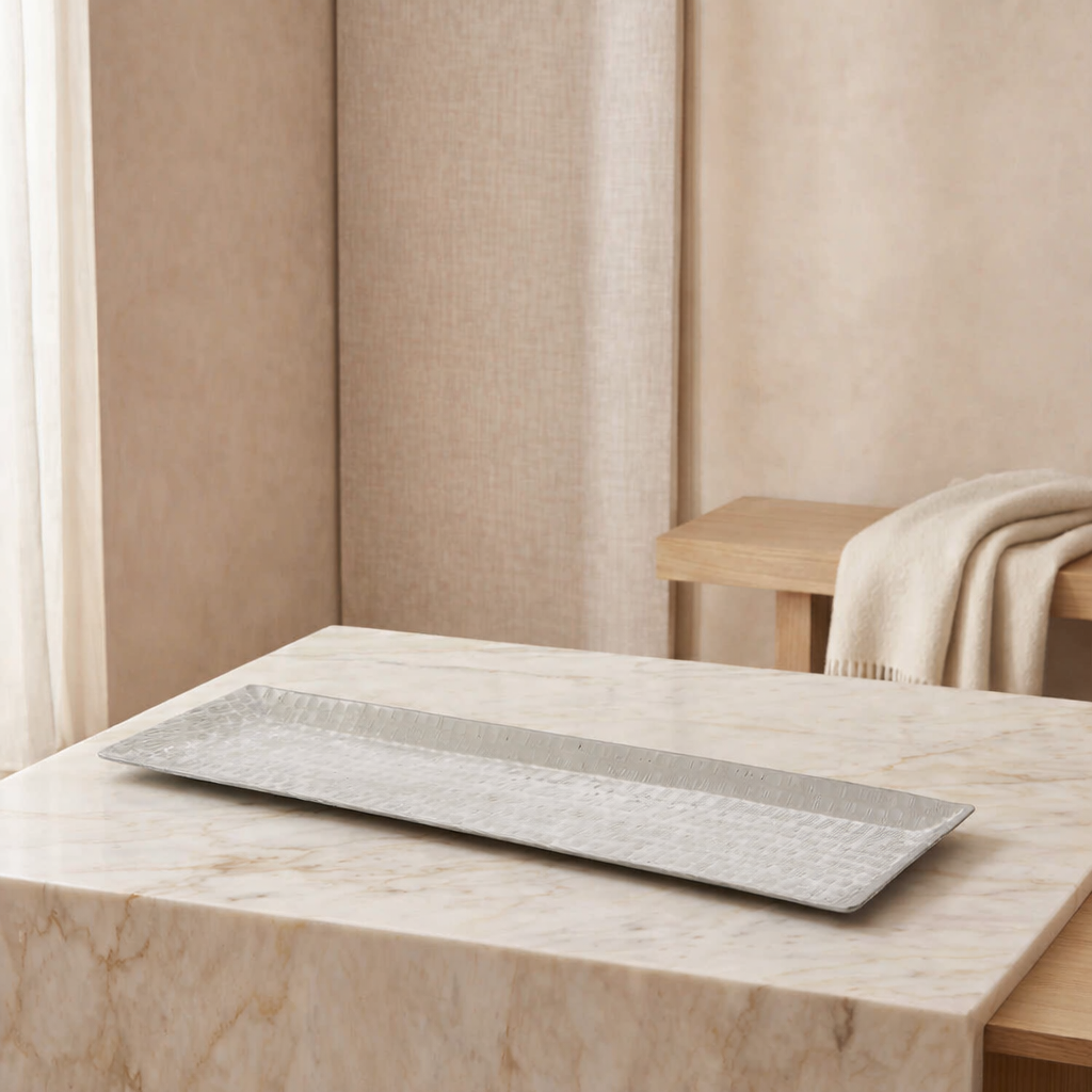 Silver Metal Tray