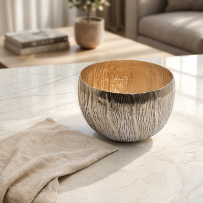 Metal bowl