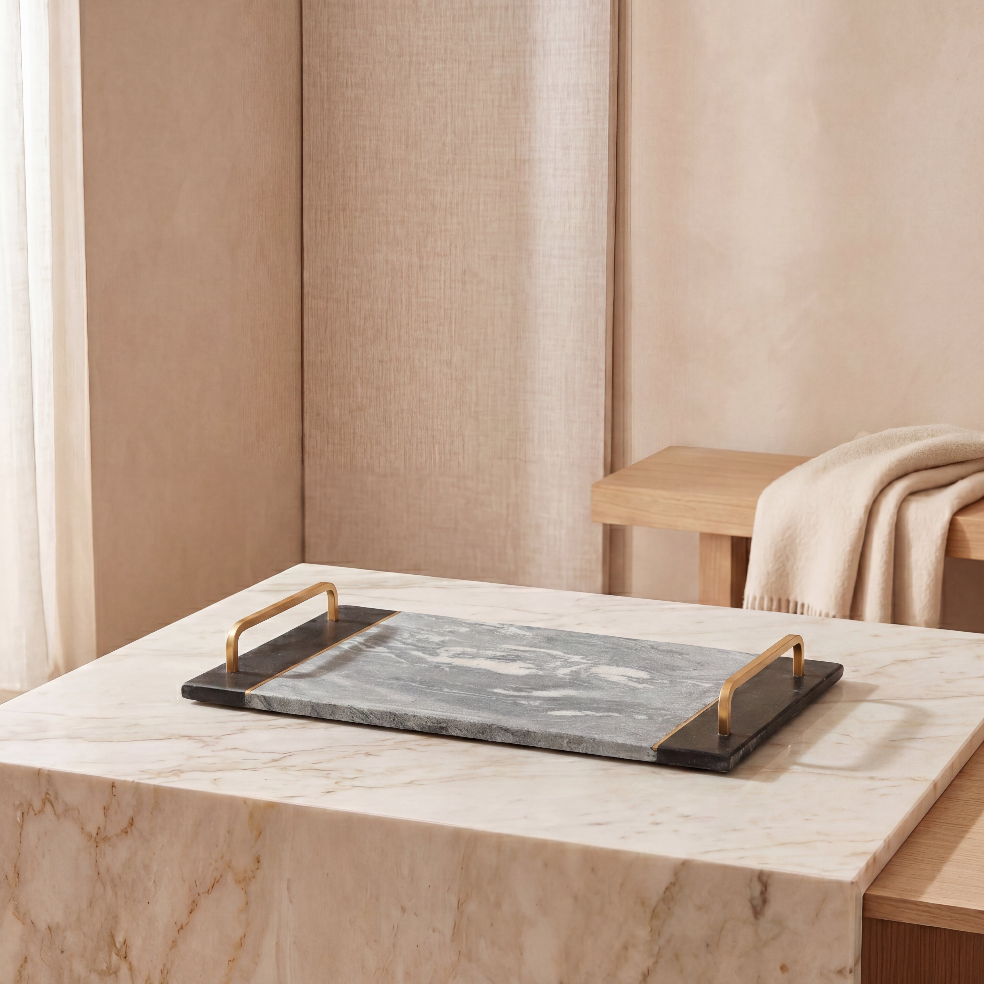 Marble tray