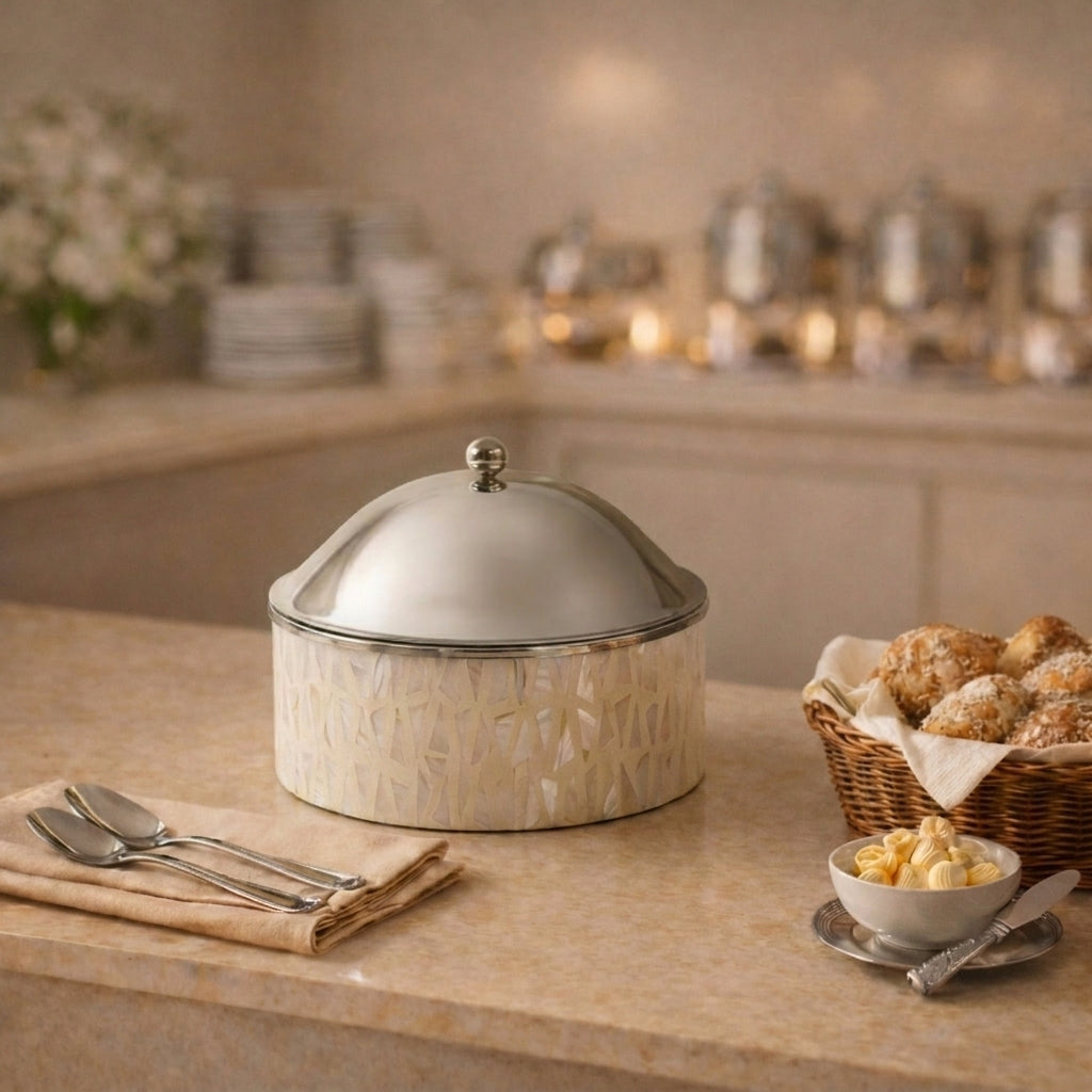 حافظ طعام بقاعدة صدف