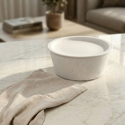 Matt White Ceramic Serving Bowl