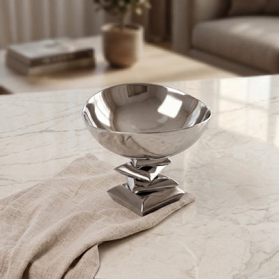 Metal Nut Bowl – Black & Silver