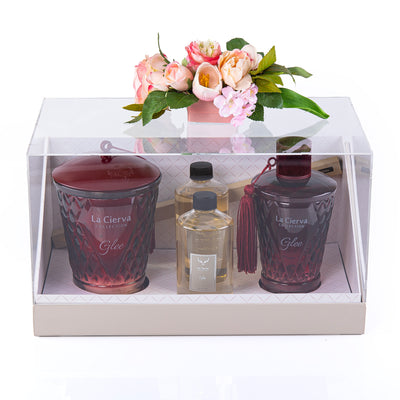 طقم هدية لا سيرفا - Glee مزين بورد صناعي أنيق 