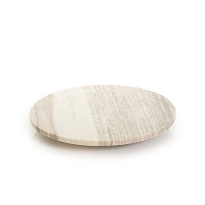 Beige round Marble Platter
