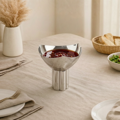 Metal stand- silver small