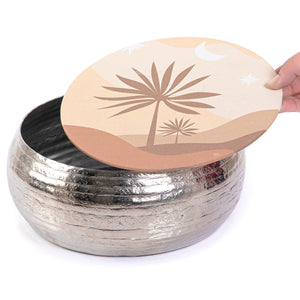 Metal bowl with printed cover - CASCADES