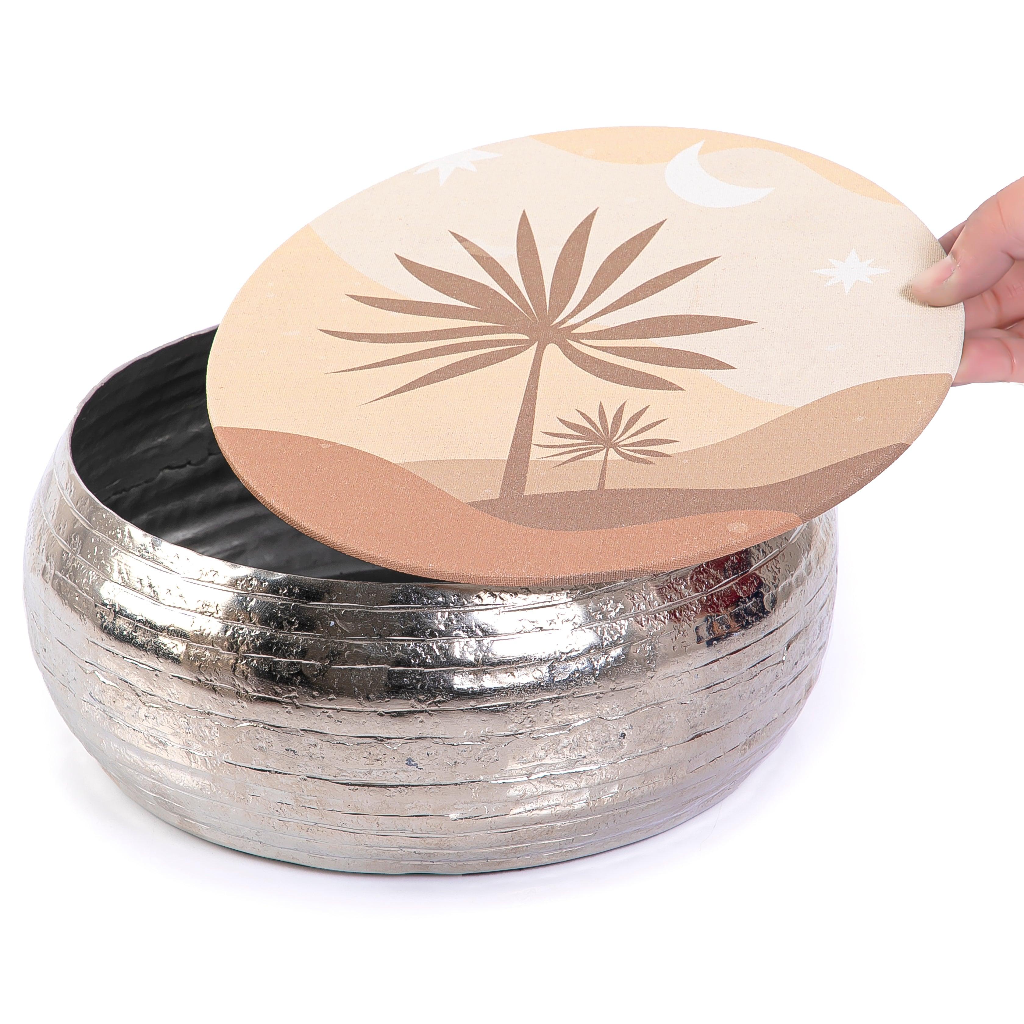 Metal bowl with printed cover - CASCADES