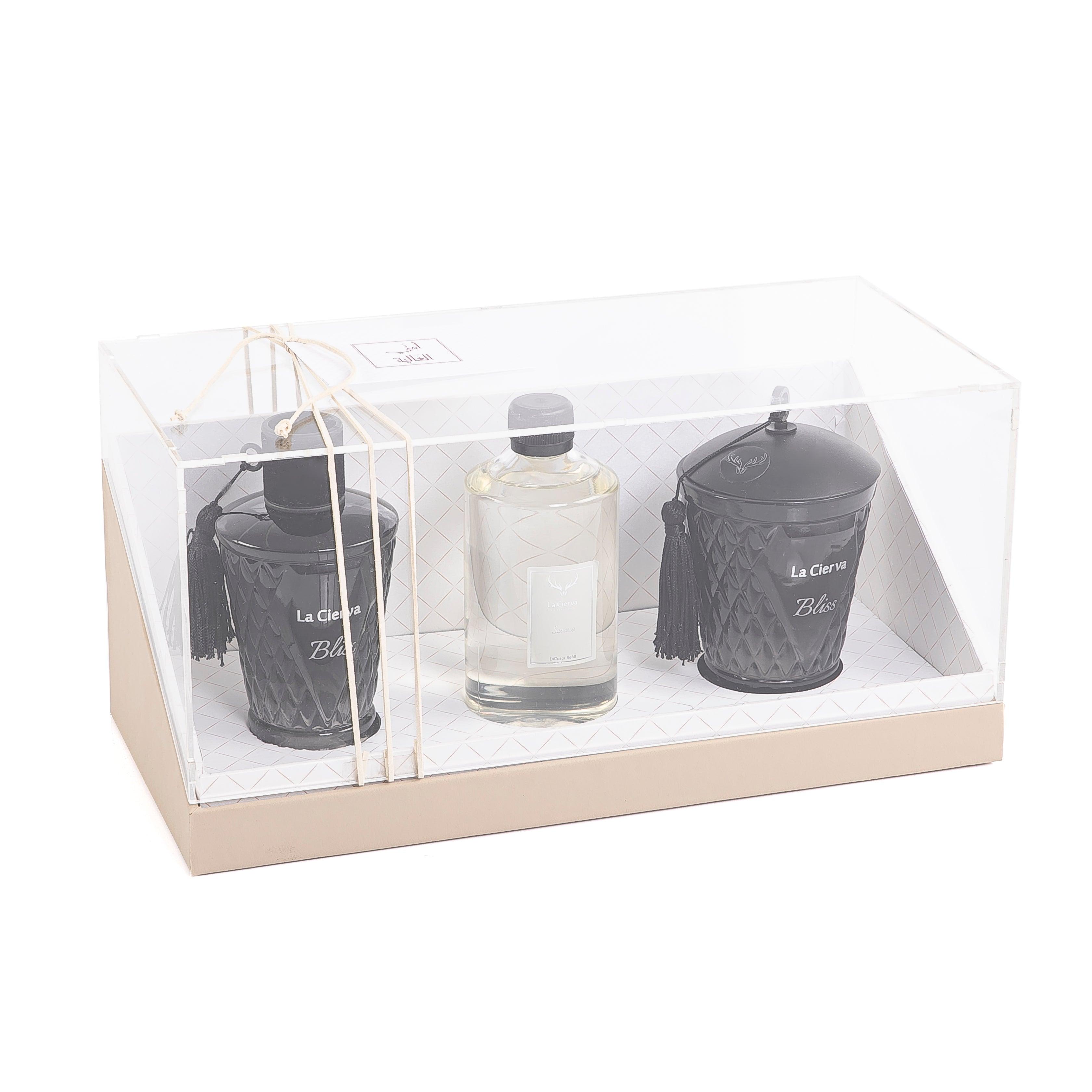 طقم لا سيرفا Bliss صغير الحجم مع غطاء أكريليك