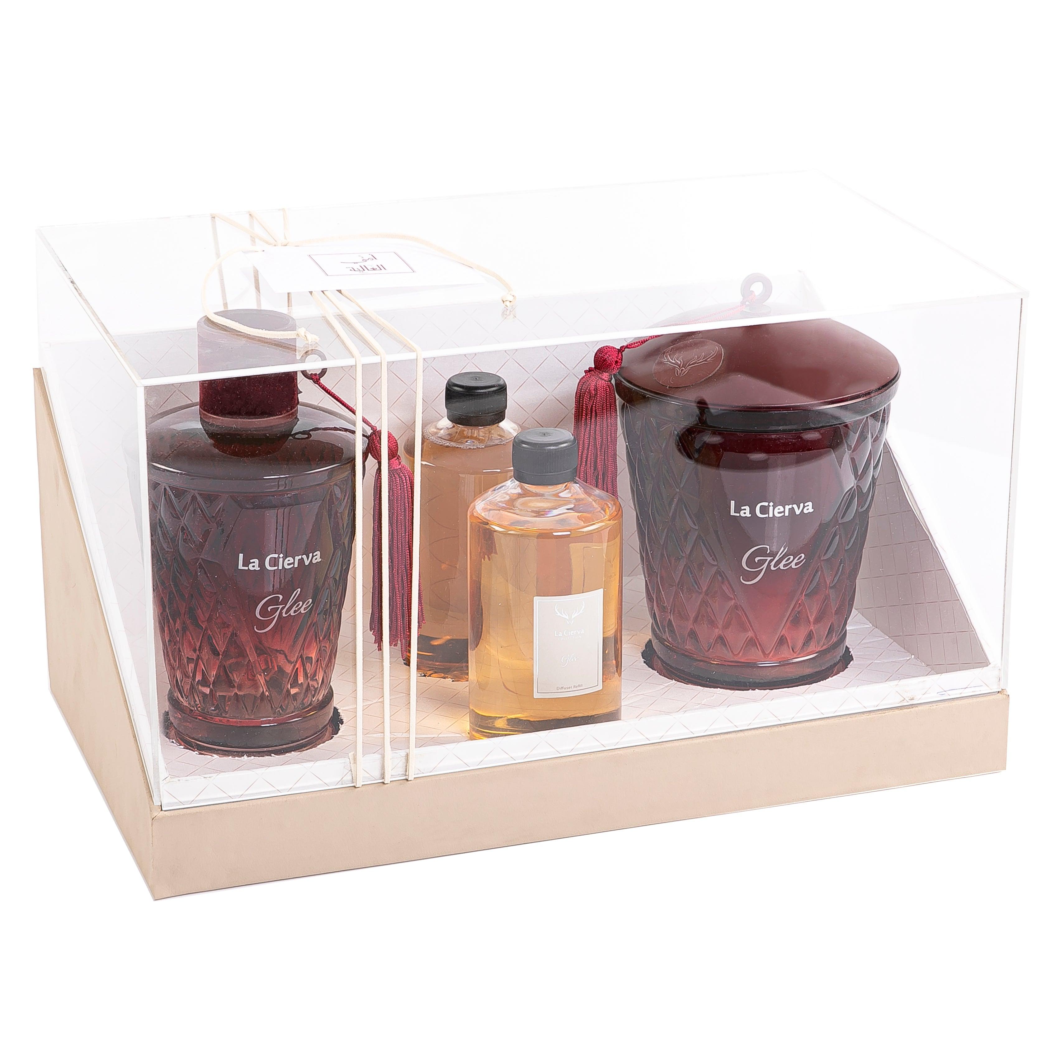 مجموعة لا سيرفا - Glee بغطاء من الاكريليك 