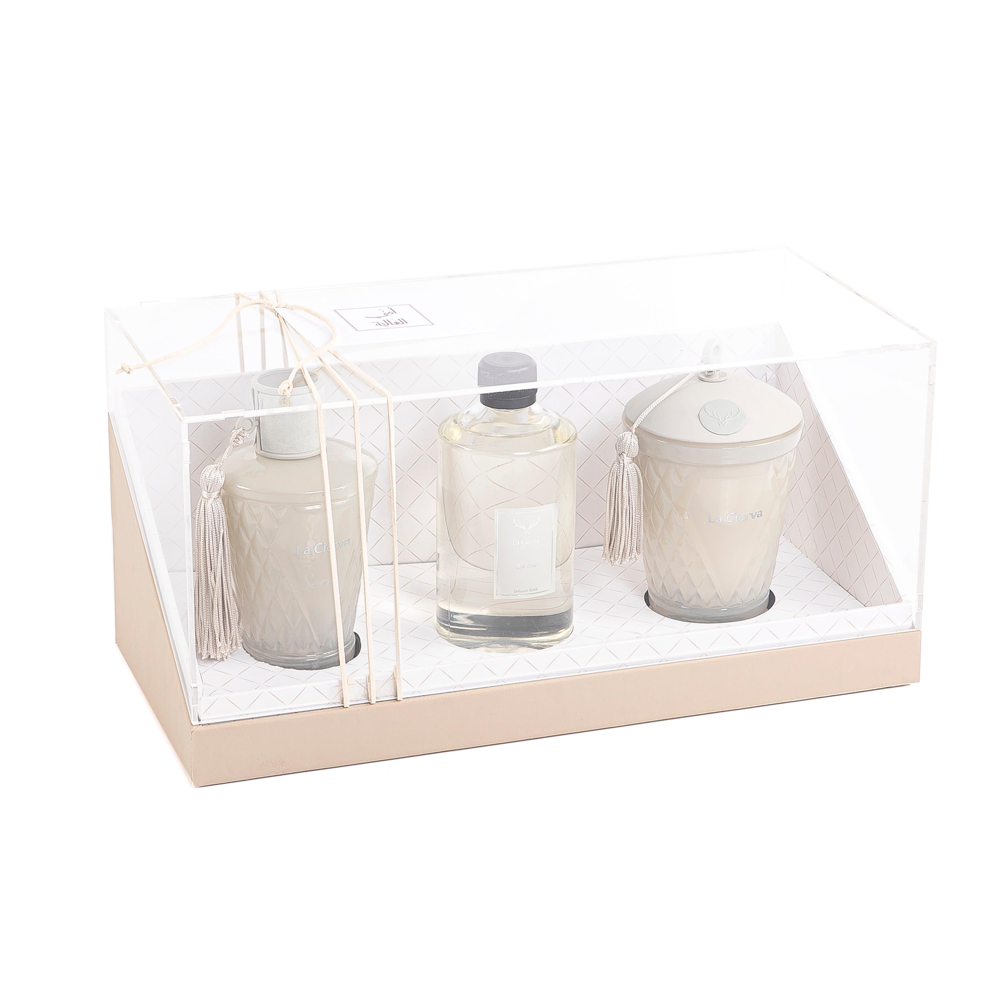 طقم لا سيرفا - سيرين صغير الحجم مع غطاء أكريليك