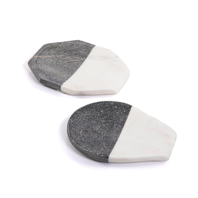 Set of 2 marble plate with giftbox - CASCADES