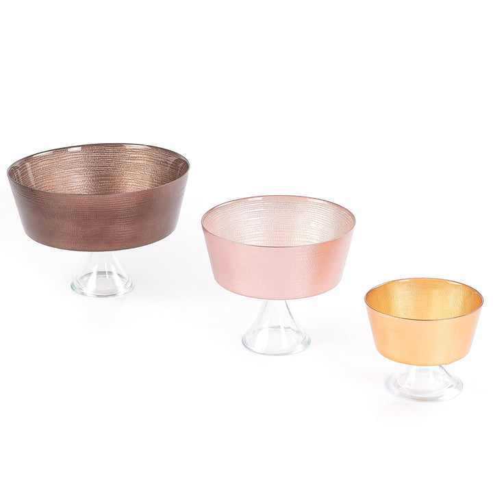 Set of 3 glass bowls - CASCADES