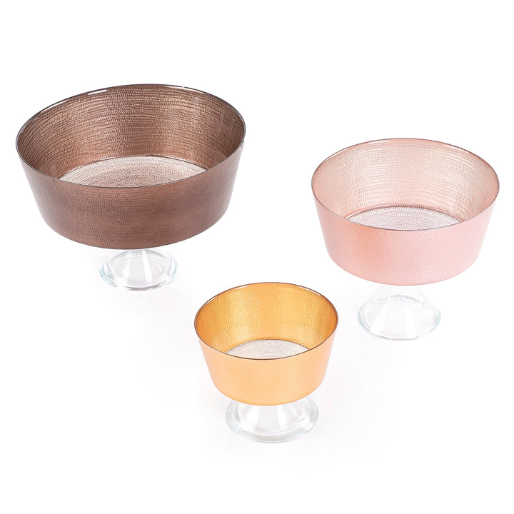 Set of 3 glass bowls - CASCADES