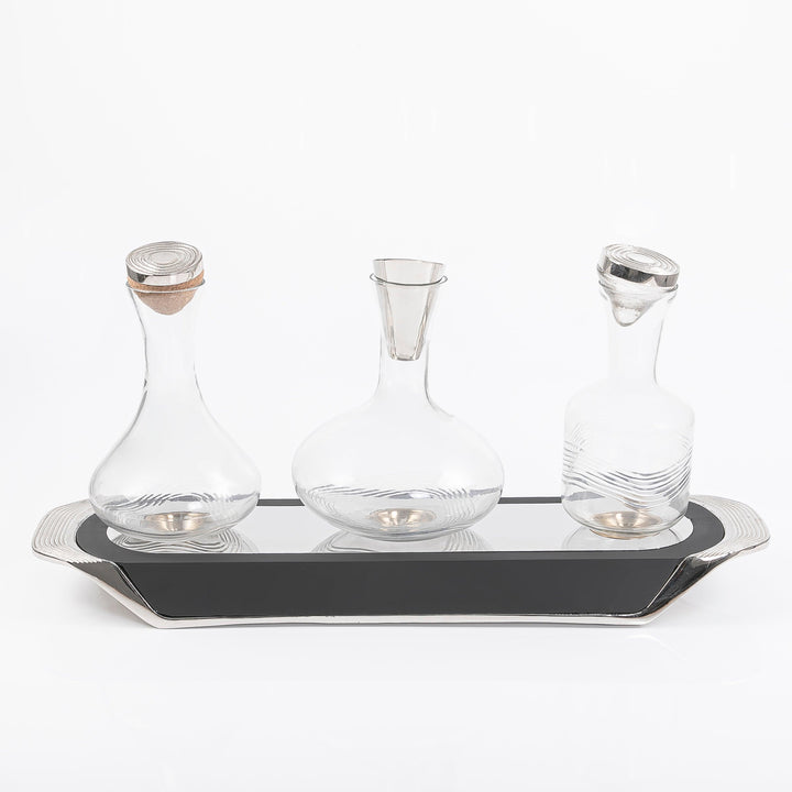 Set of 3 Jars with Tray - CASCADES