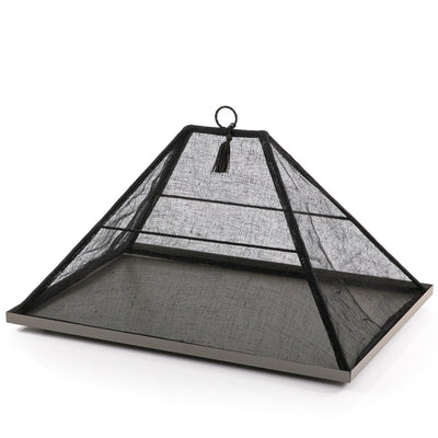 Foldable rattan cover with metal tray - CASCADES