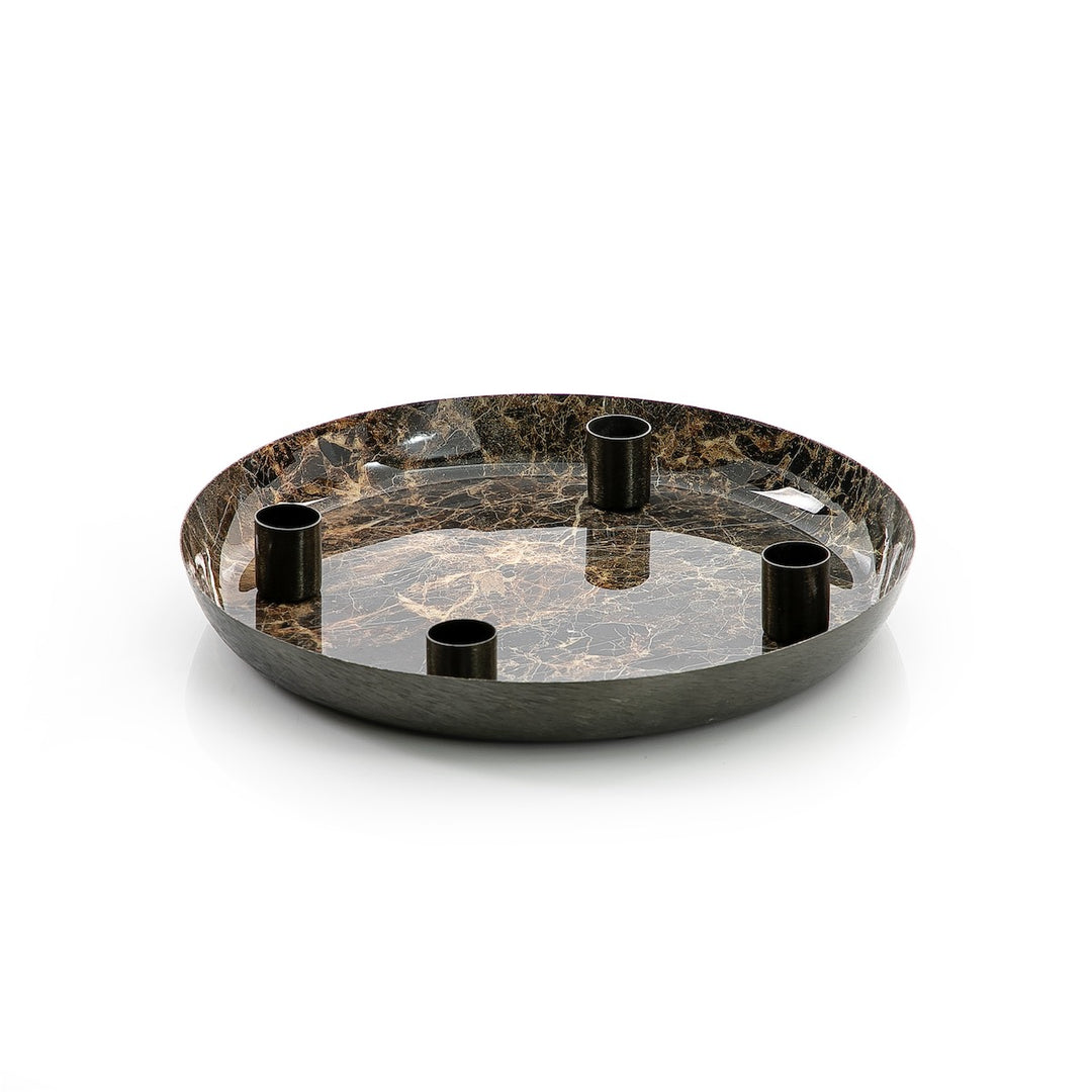 Metal Painted Candle Holder Tray (6012465184933)