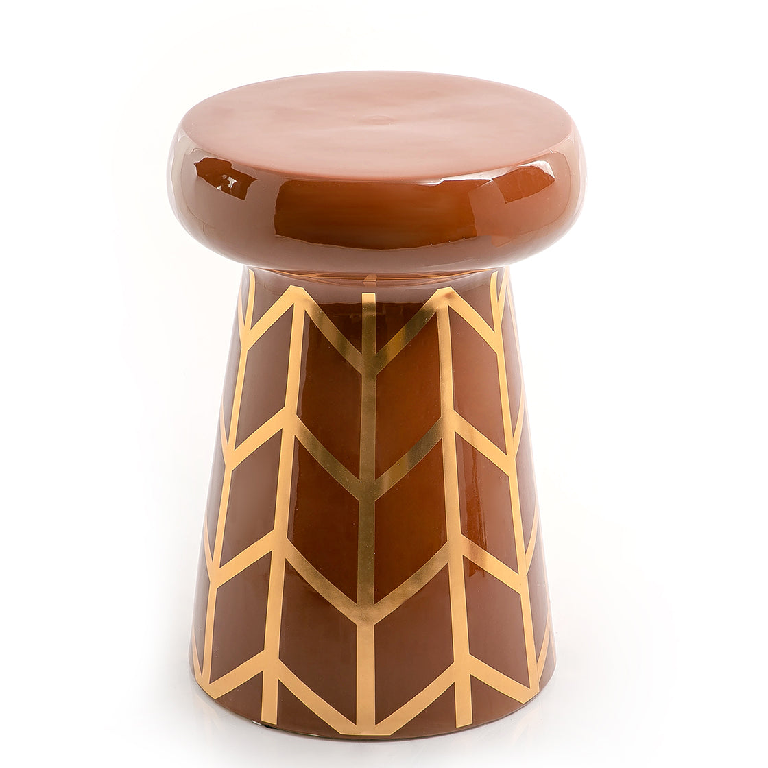 Ceramic decorative table