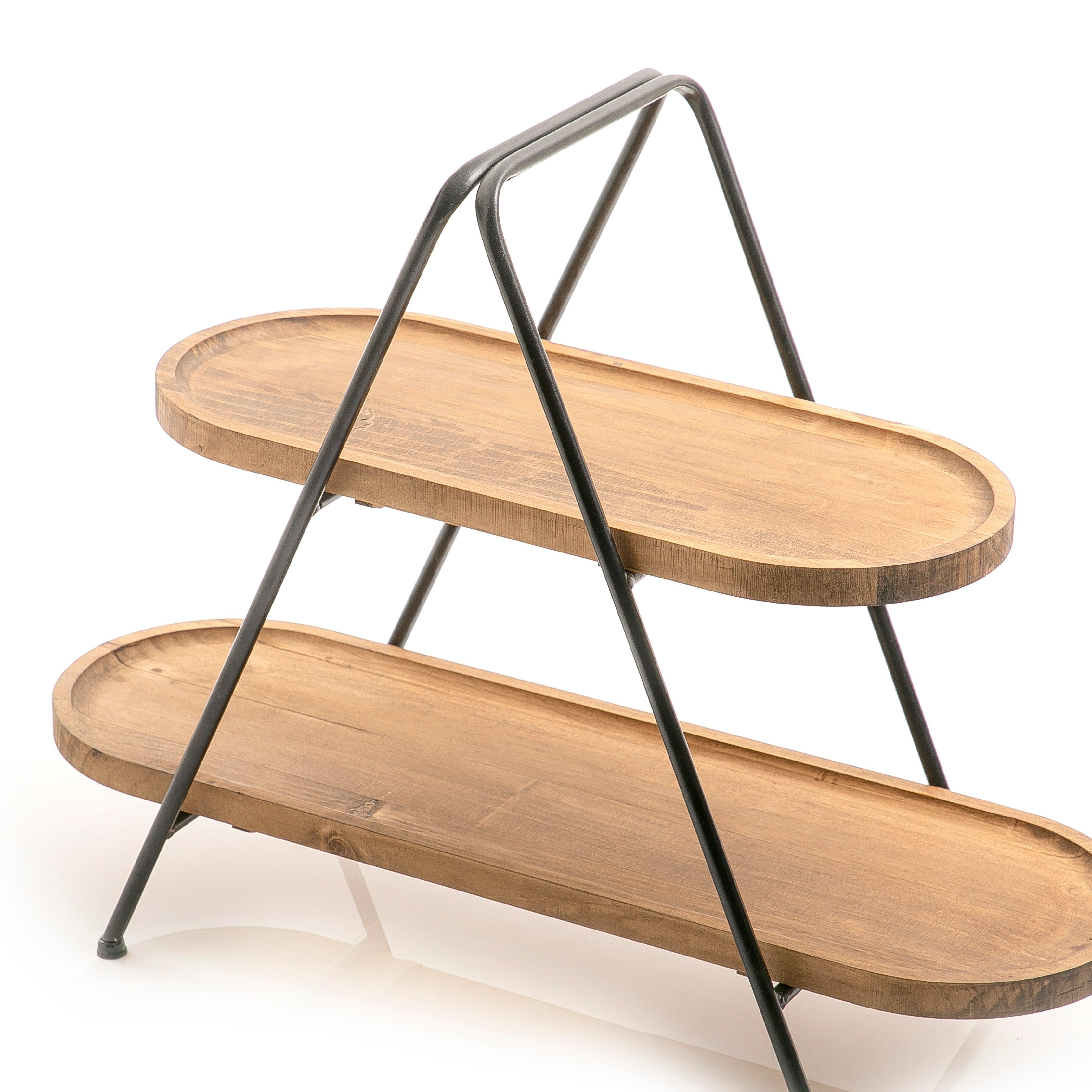 Metal and wood stand - CASCADES