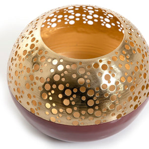 Metal candle holder - CASCADES